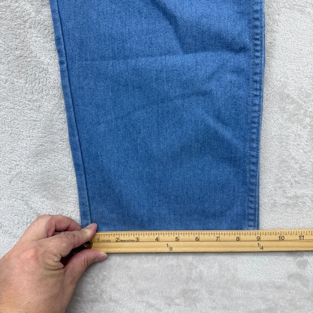 Vintage Wrangler Pants Mens 38x32 Blue Straight Leg Medium Wash‎ Made in USA 90s